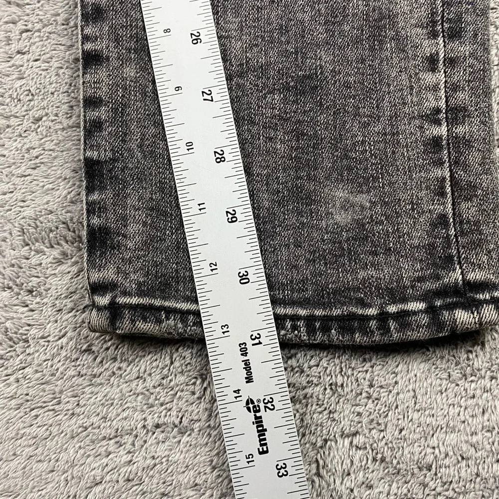 American Eagle Outfitters Next Level Flex Slim Jeans Mens 33x32 Black Distressed